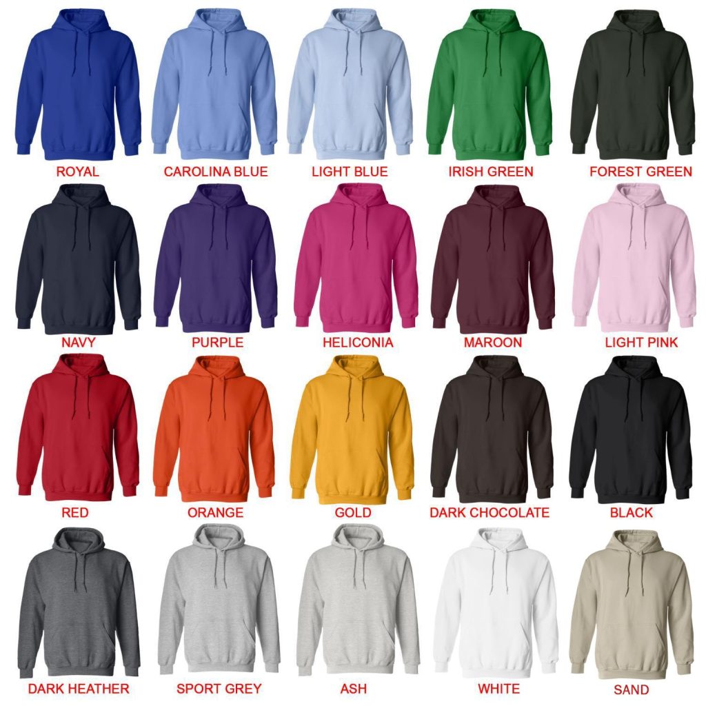 hoodie color chart - Detective Conan Store