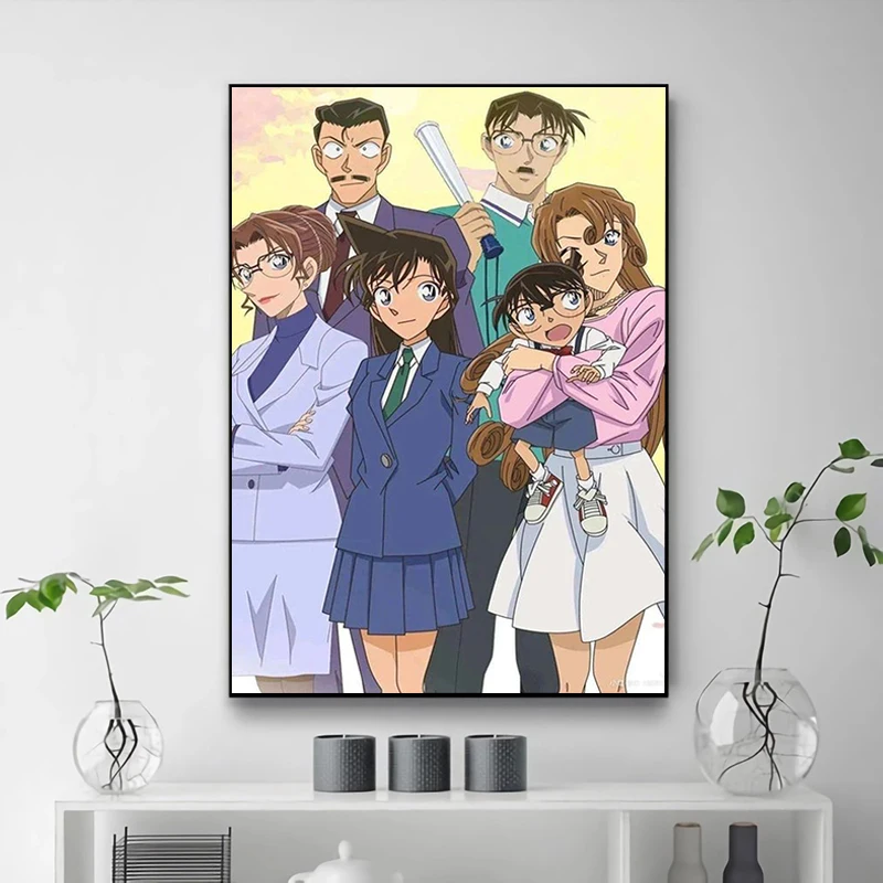 Detective Conan Ran Family Wall Art