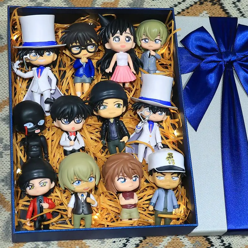Set 6pcs Detective Conan Figure Toys for Kids